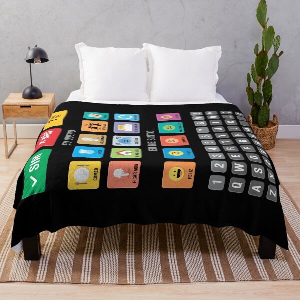 Item preview, Portuguese Portugal Autism AAC Communication Speller Keyboard - Alphabet, Numbers, Letterboard Chart 03 - Non Verbal Kids Speech Apraxia Support - Daily Needs, Emotions, Neurodiversity Awareness designed and sold by Autism in Focus.