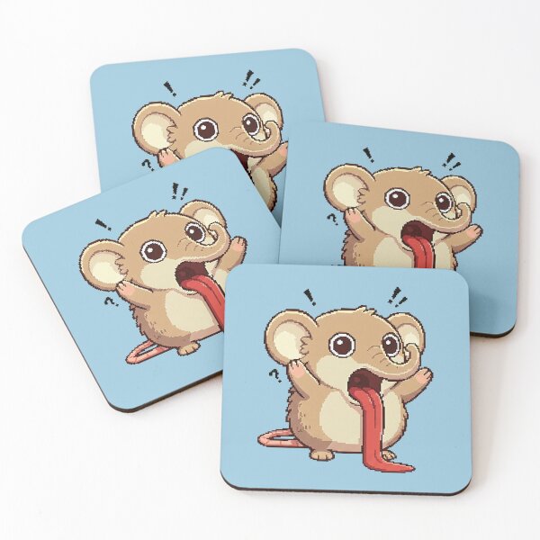Item preview, Surprised cute baby elephant shrew designed and sold by Virtual-Studio-Geebaki.