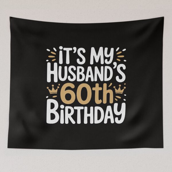 Item preview, It's My Husband's 60th Birthday Husband Party wife's Present designed and sold by silladive.