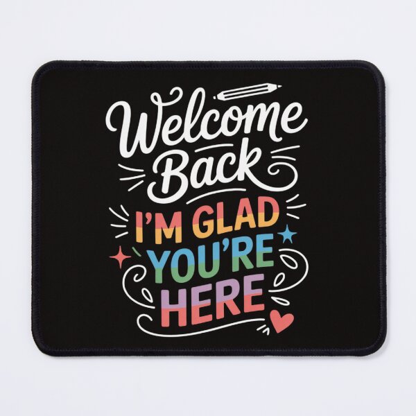 Item preview, Welcome Back I'm Glad You're Here Back To School Teacher designed and sold by silladive.