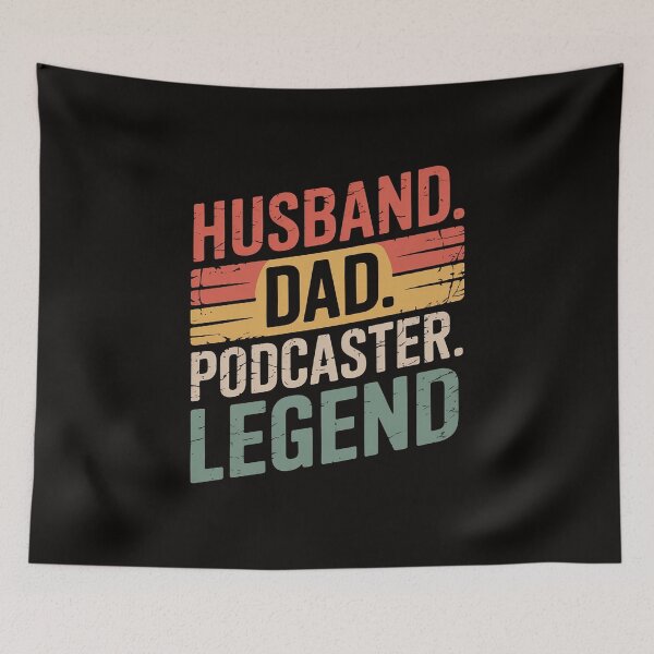 Item preview, Husband Dad Podcaster Legend For Podcast Lover Father's Day designed and sold by silladive.
