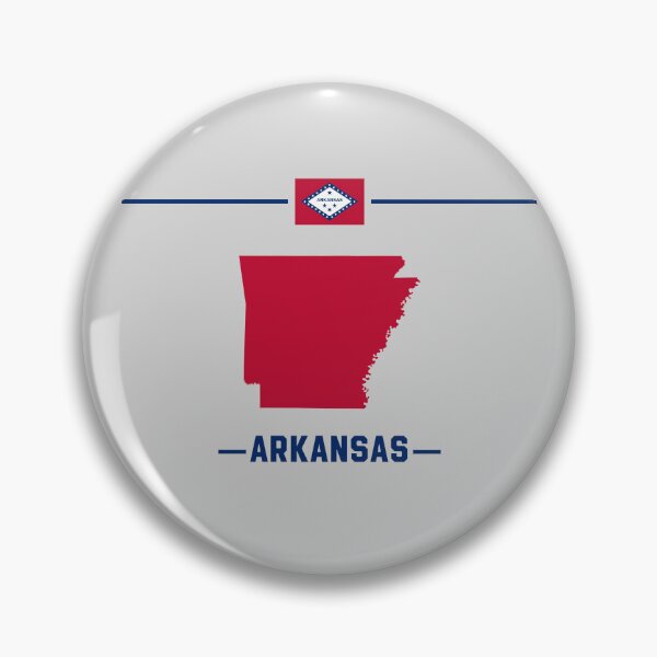 Item preview, Arkansas Pride - Classic State Map & Flag Minimalist Design designed and sold by mashmosh.
