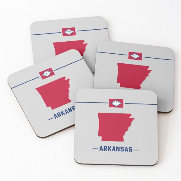 Item preview, Arkansas Pride - Classic State Map & Flag Minimalist Design designed and sold by mashmosh.