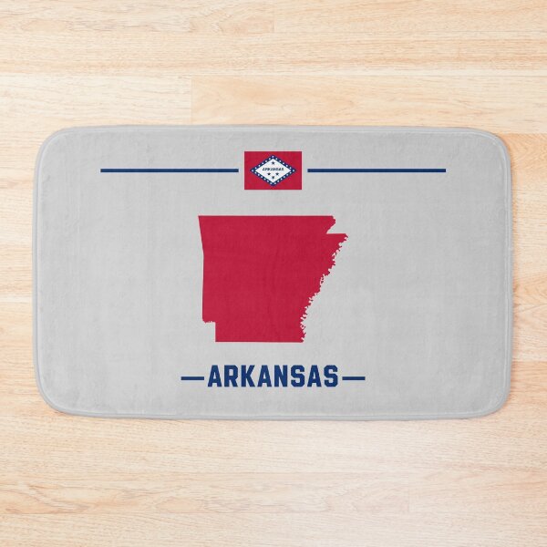 Item preview, Arkansas Pride - Classic State Map & Flag Minimalist Design designed and sold by mashmosh.