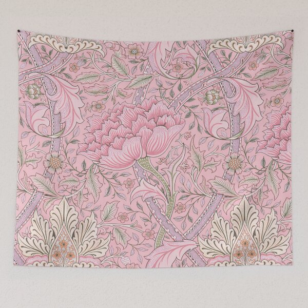 Item preview, William Morris Windrush Pink designed and sold by maniacfitness.