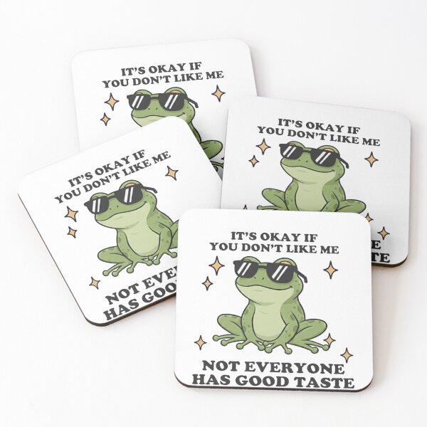 Item preview, Funny Frog Sunglasses Graphic Not Everyone Has Good Taste designed and sold by JossDesign15.