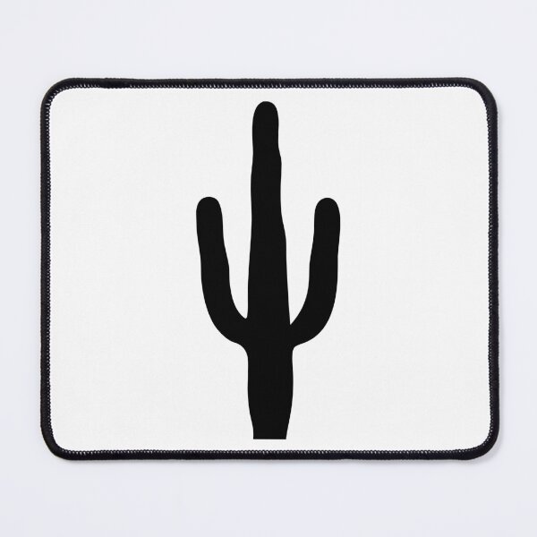 Item preview, Tall Cactus Black Silhouette Isolated on White designed and sold by AFernandesDSG.