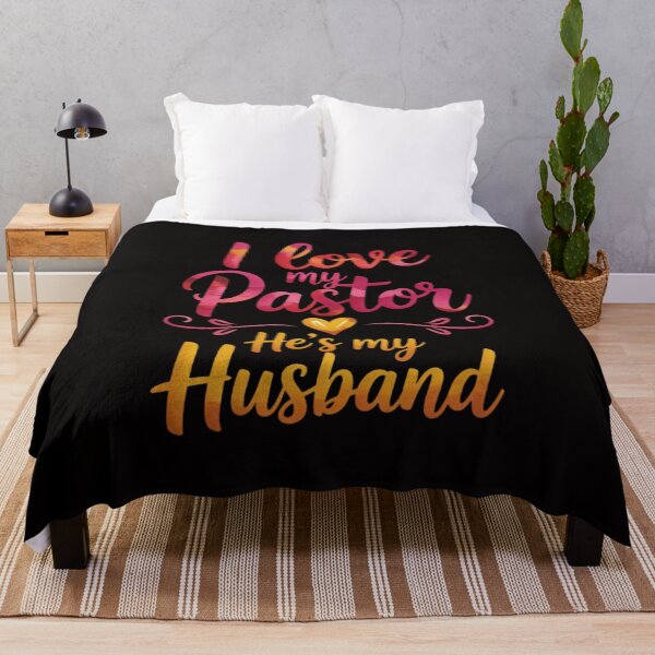 Item preview, I Love My Pastor He's My Husband, Loving Pastors Wife Quote designed and sold by BotboutiquePre.