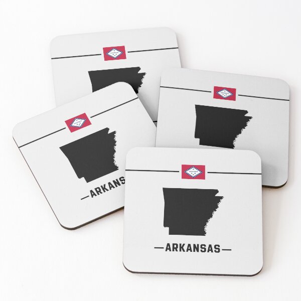 Item preview, Arkansas Pride - Vintage State Outline and Flag Graphic designed and sold by mashmosh.