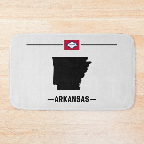 Item preview, Arkansas Pride - Vintage State Outline and Flag Graphic designed and sold by mashmosh.