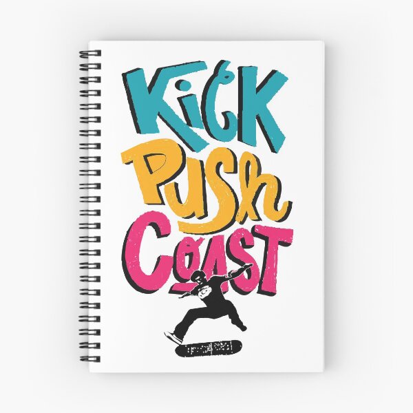 Item preview, Skate Board Skater Kick Push Coast designed and sold by arrowroottees.