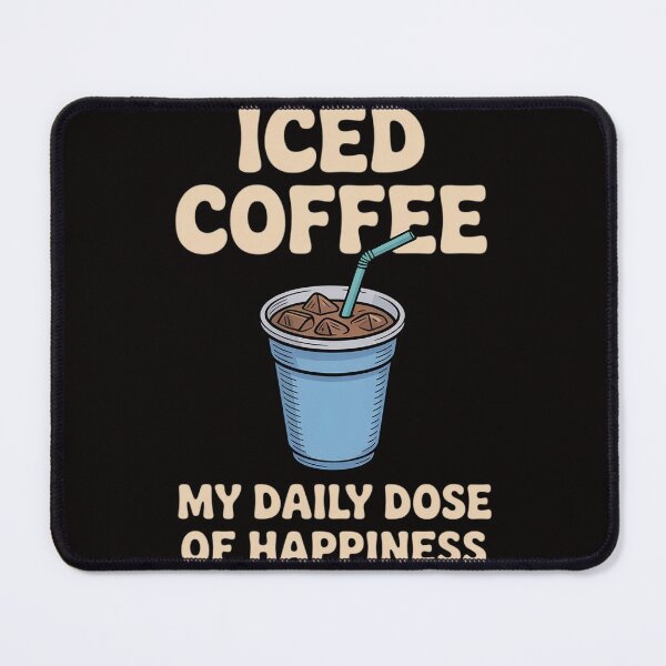 Item preview, Iced coffee my daily dose of happiness cute Iced Coffee designed and sold by silladive.