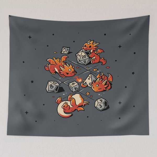 Item preview, Tiny Dragons Party - Dungeon Dice designed and sold by Snouleaf.