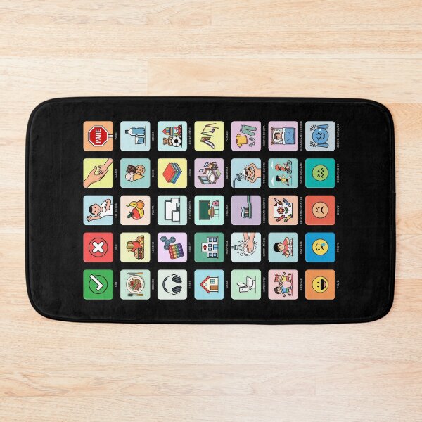 Item preview, Portuguese Brazil Autism AAC Illustrated Pointing Communication Board Pictograms Icons - Chart 04 - Daily Needs, Emotions, Routines - Non Verbal, Speech Apraxia, Neurodiversity Empowerment designed and sold by Autism in Focus.