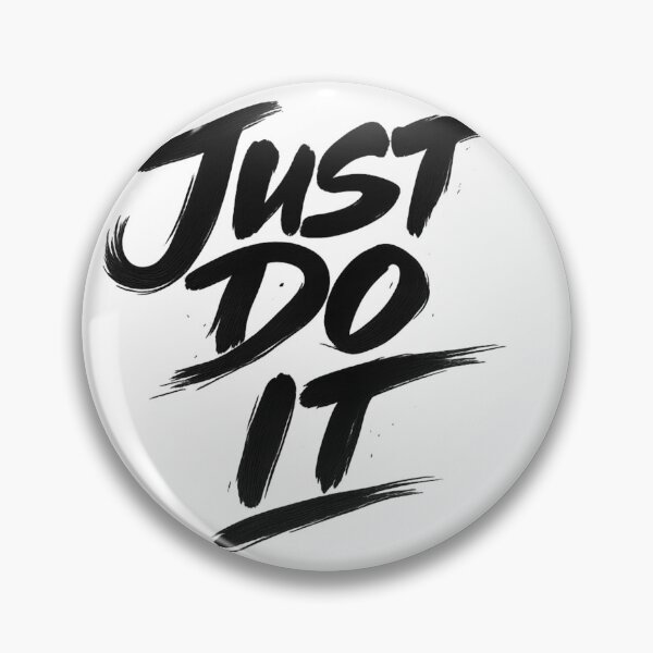 Item preview, Just Do It Hand Painted Brush Typography Motivation Art designed and sold by rajasekhark.