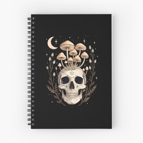 Item preview, Mushroom Skull Dark Botanical designed and sold by dyrkaqalibe1.