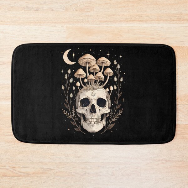 Item preview, Mushroom Skull Dark Botanical designed and sold by dyrkaqalibe1.