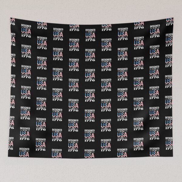 Item preview, USA Flag Typography - Stars and Stripes Lettering Design designed and sold by DarylWelsh2024.