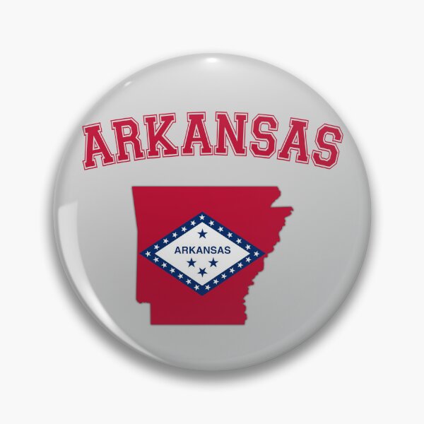 Item preview, Arkansas Pride - Classic State Map & Flag Design designed and sold by mashmosh.