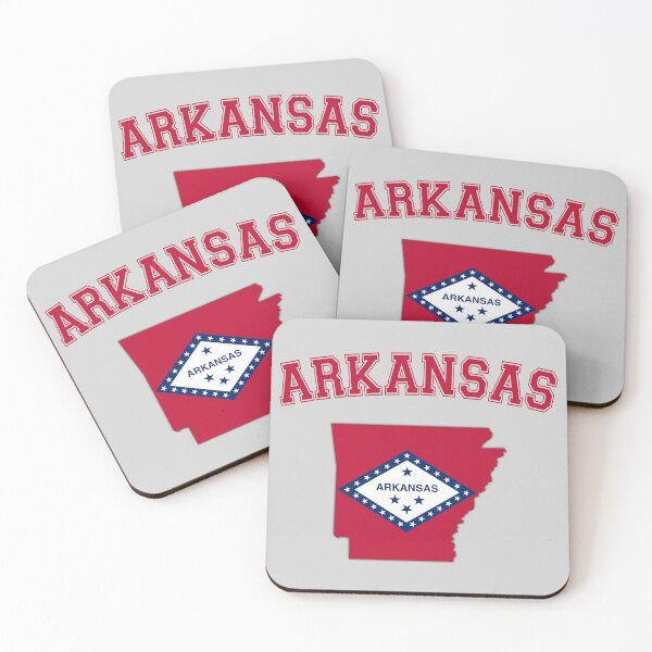 Item preview, Arkansas Pride - Classic State Map & Flag Design designed and sold by mashmosh.