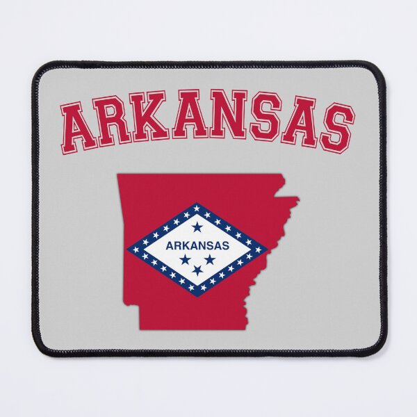 Item preview, Arkansas Pride - Classic State Map & Flag Design designed and sold by mashmosh.