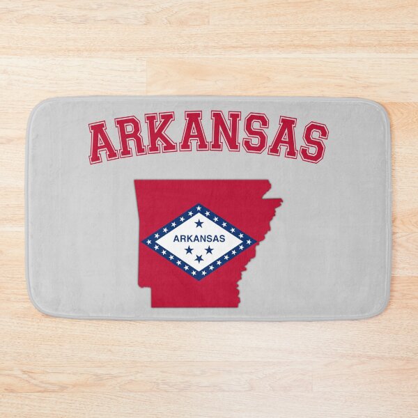 Item preview, Arkansas Pride - Classic State Map & Flag Design designed and sold by mashmosh.