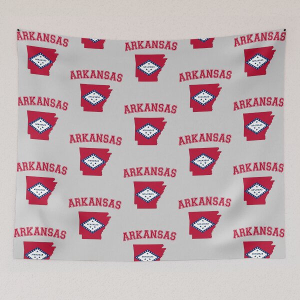 Item preview, Arkansas Pride - Classic State Map & Flag Design designed and sold by mashmosh.