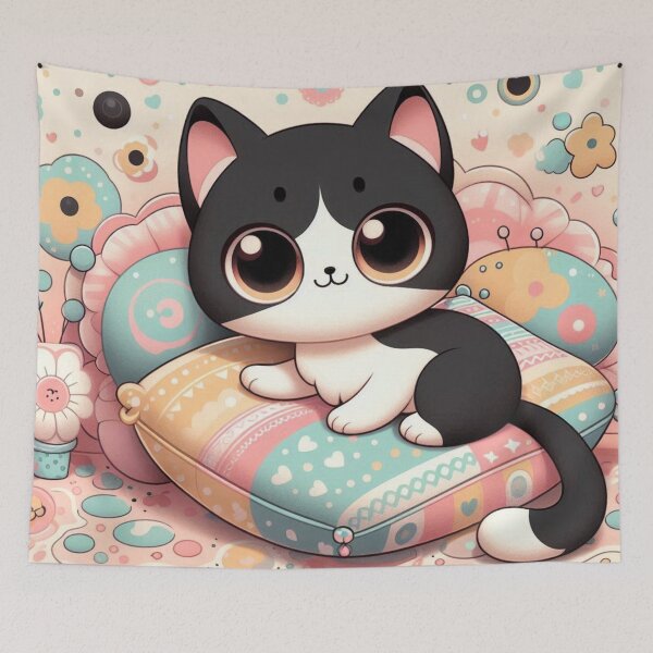 Item preview, cute cat designed and sold by Nov-ella.