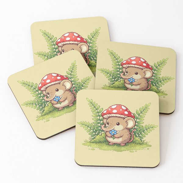 Item preview, A cute baby elephant shrew who became a mushroom fairy in pixel world ! designed and sold by Virtual-Studio-Geebaki.