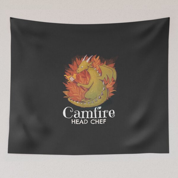 Item preview, CAMFIRE HEAD CHEF Dragon designed and sold by JusTiceT-shirts.