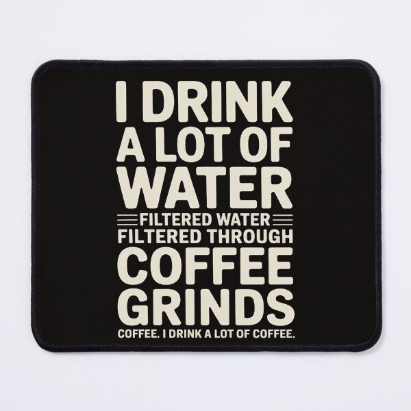 Artikelvorschau, Ich trinke viel Kaffee (Kaffee-Witz) entworfen und verkauft von silladive.