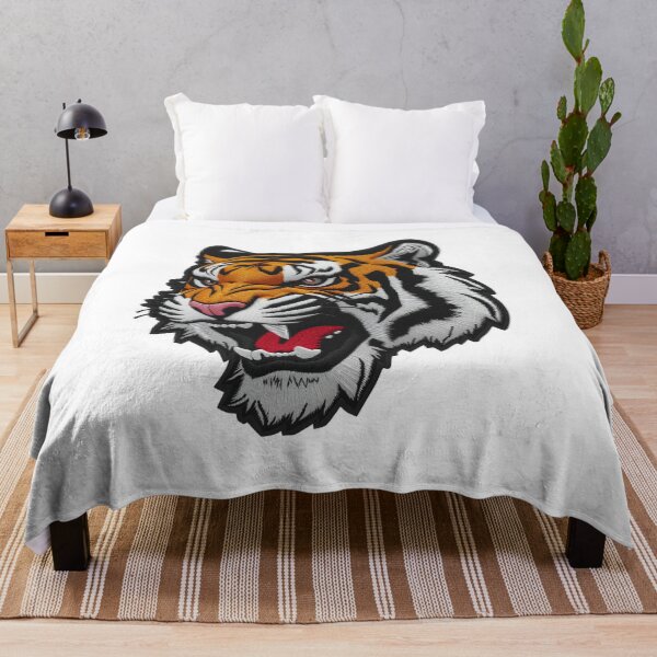 Item preview, Snarling Tiger Head Embroidery Patch designed and sold by Wonderful Designs.