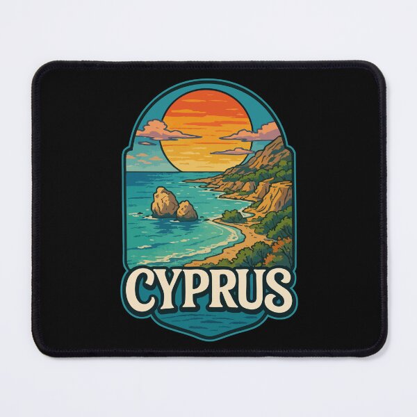 Item preview, Cyprus Country Island Coast Travel designed and sold by TomFrontierArt.