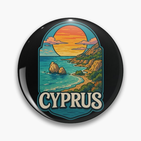 Item preview, Cyprus Country Island Coast Travel designed and sold by TomFrontierArt.