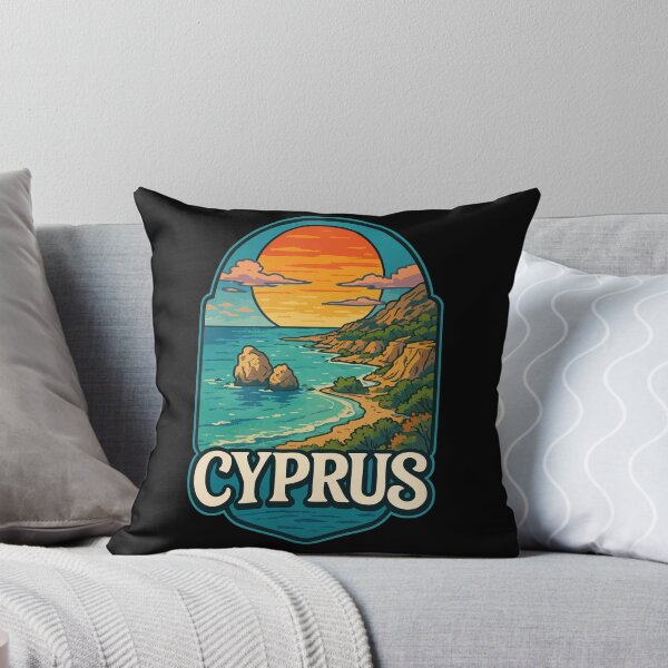 Item preview, Cyprus Country Island Coast Travel designed and sold by TomFrontierArt.