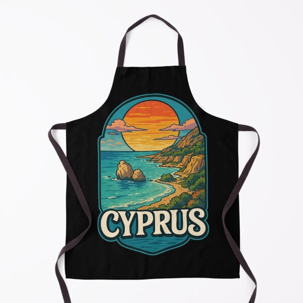 Item preview, Cyprus Country Island Coast Travel designed and sold by TomFrontierArt.