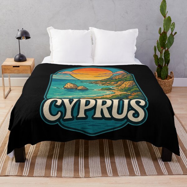 Item preview, Cyprus Country Island Coast Travel designed and sold by TomFrontierArt.