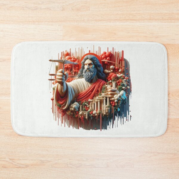 Item preview, Job 8:3 – Justice and the Almighty | Awe-Inspiring 3D Biblical Illustration ,  designed and sold by PaintMeWorld.