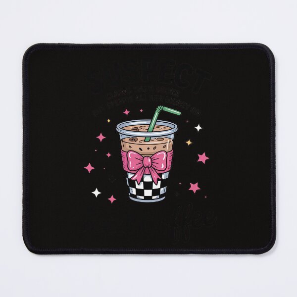 Item preview, Suspect Iced coffee phrase Girl Woman designed and sold by BotboutiquePre.