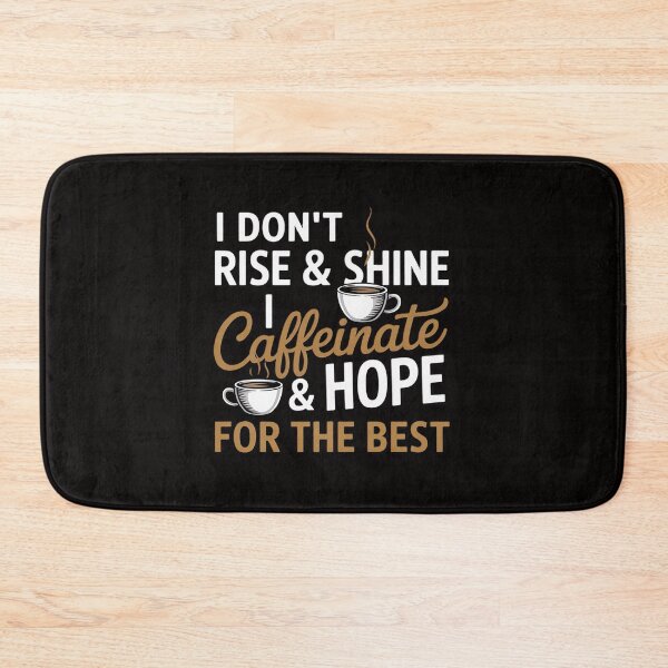Item preview, I Caffeinate & Hope For The Best - Coffee Lover Gift designed and sold by BotboutiquePre.
