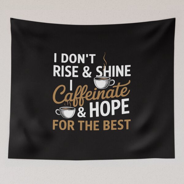 Item preview, I Caffeinate & Hope For The Best - Coffee Lover Gift designed and sold by BotboutiquePre.