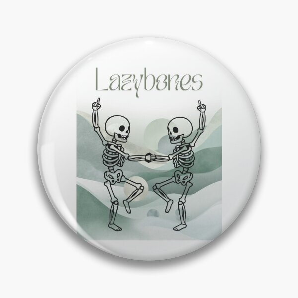 Item preview, Lazybones — Dancing Skeletons Fun Illustration designed and sold by DABIORA.