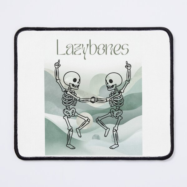 Item preview, Lazybones — Dancing Skeletons Fun Illustration designed and sold by DABIORA.