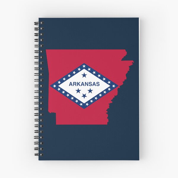 Item preview, Arkansas State Flag Pride - Natural State Map Silhouette designed and sold by mashmosh.