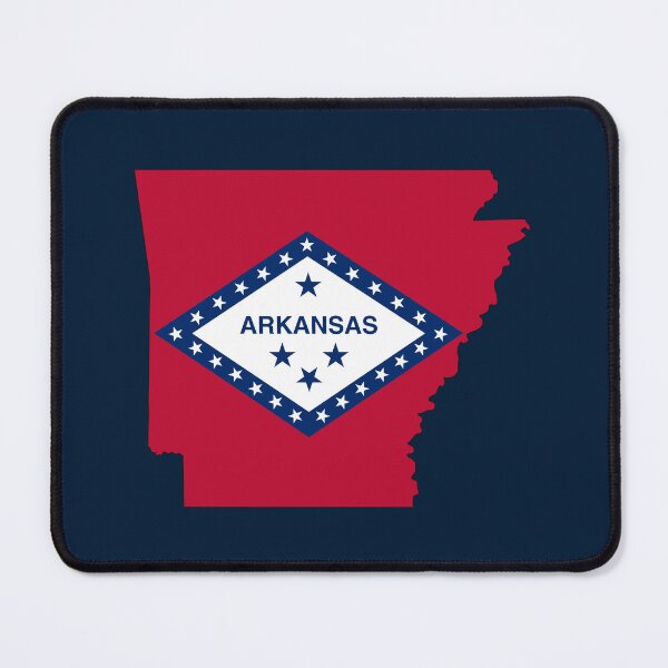 Item preview, Arkansas State Flag Pride - Natural State Map Silhouette designed and sold by mashmosh.