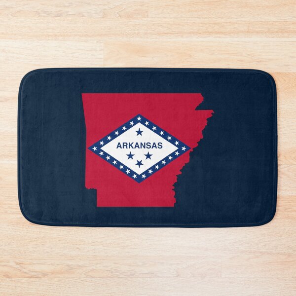 Item preview, Arkansas State Flag Pride - Natural State Map Silhouette designed and sold by mashmosh.