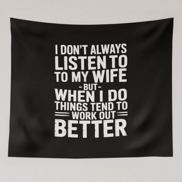 Item preview, I don't always listen to my Wife but when I do Husband designed and sold by silladive.