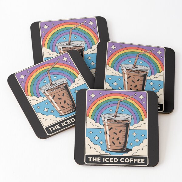Item preview, The Iced Coffee Tarot Card Iced Coffee designed and sold by BotboutiquePre.