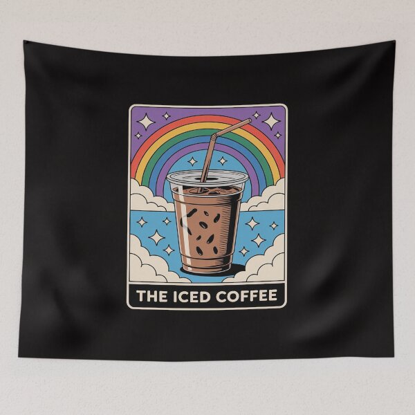 Item preview, The Iced Coffee Tarot Card Iced Coffee designed and sold by BotboutiquePre.