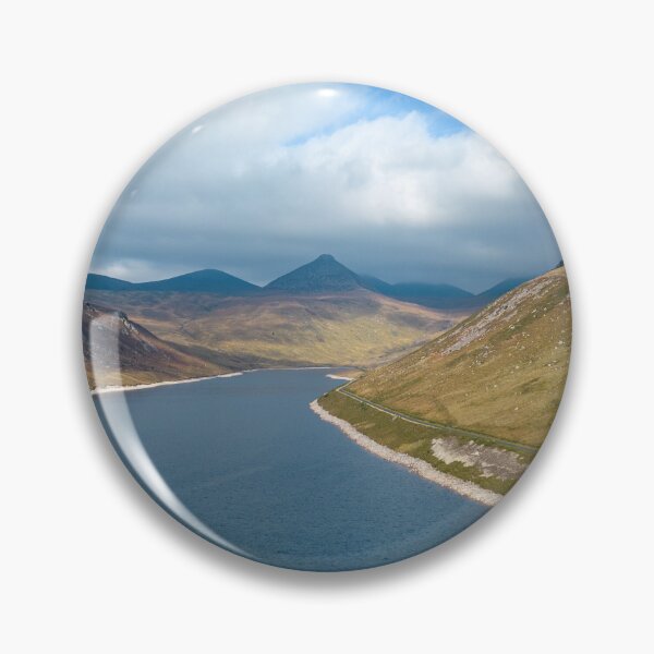 Item preview, Stunning Irish Mountain Range Reflected Over Water | Dramatic Ireland Landscape Photography designed and sold by Martindoran.